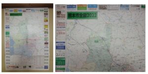 熊本市のマップ